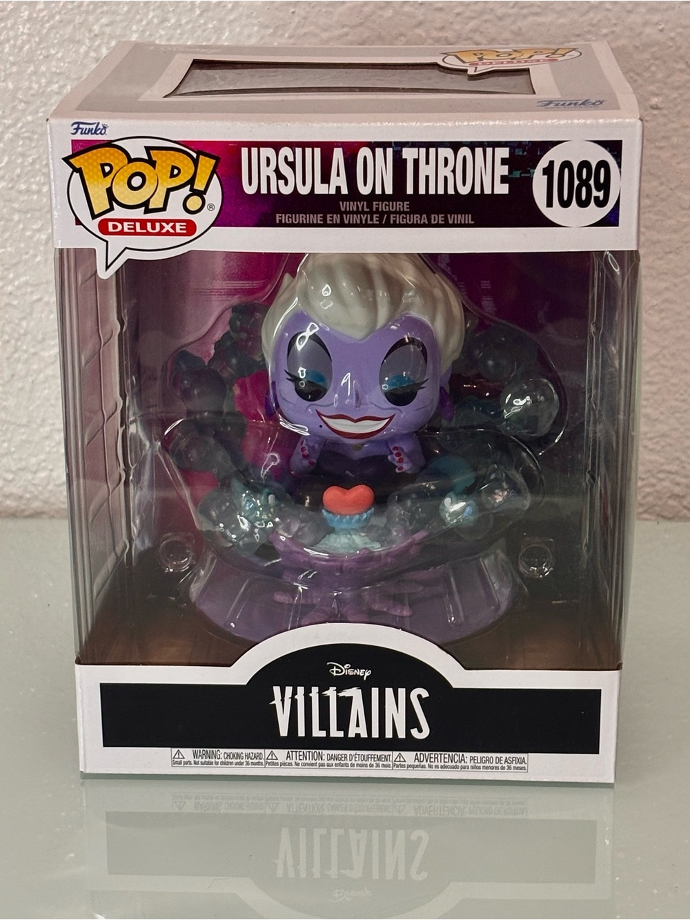 Funko Pop! Deluxe Ursula On Throne Vinyl Figure - Disney Villains
